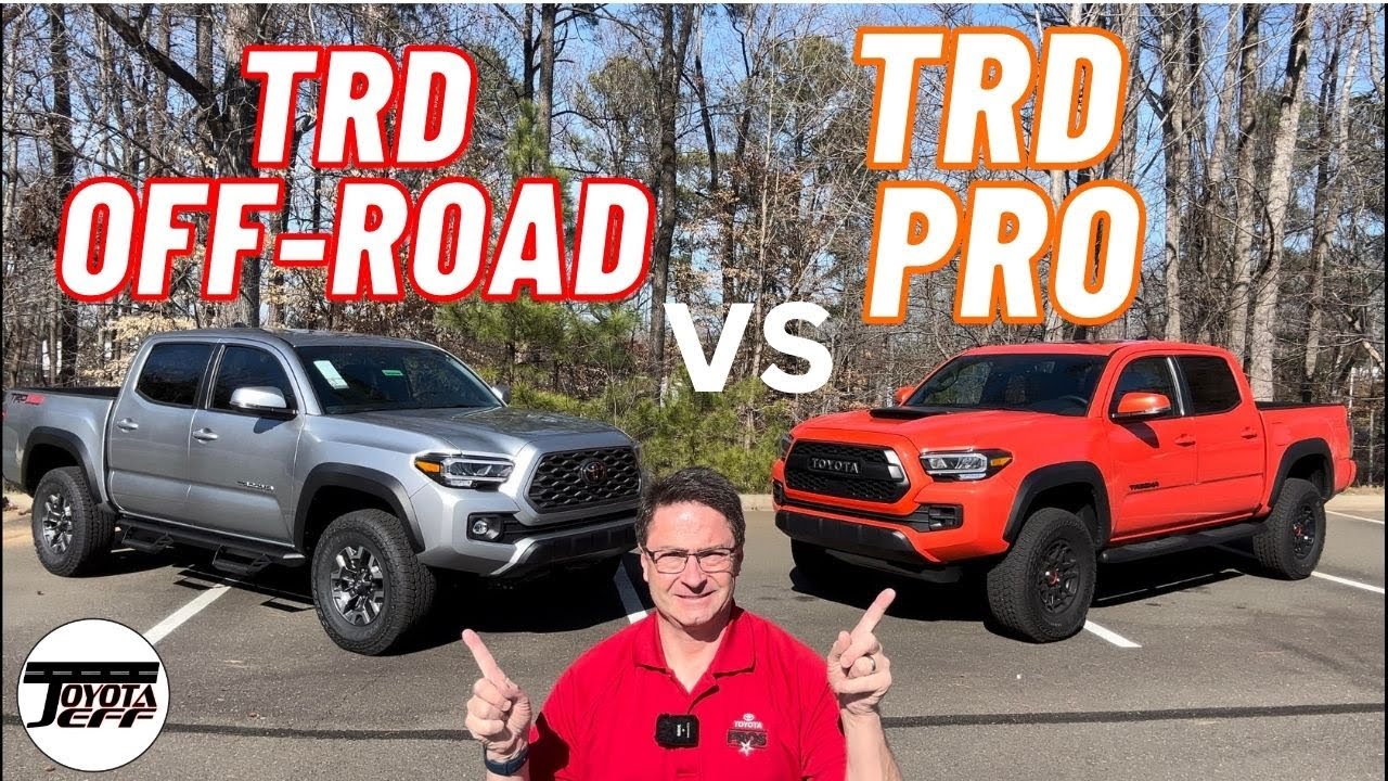Face-Off: 2023 Tacoma TRD Off-Road vs TRD Pro. WHO WINS?