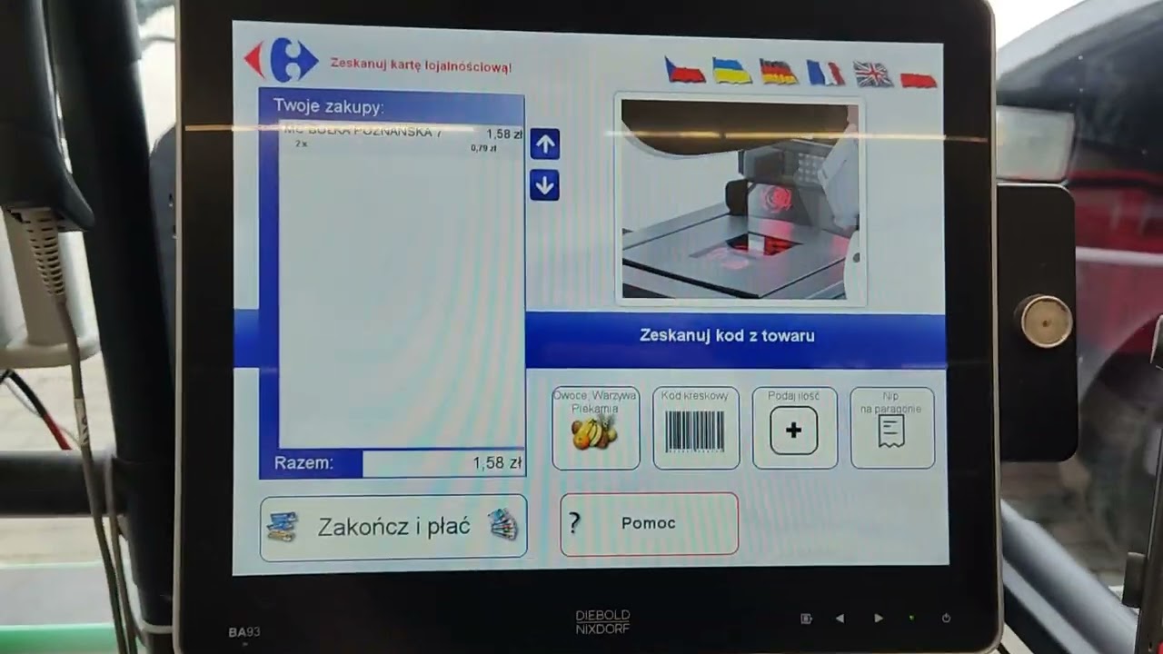 Kasy samoobsługowe w Carrefour express
