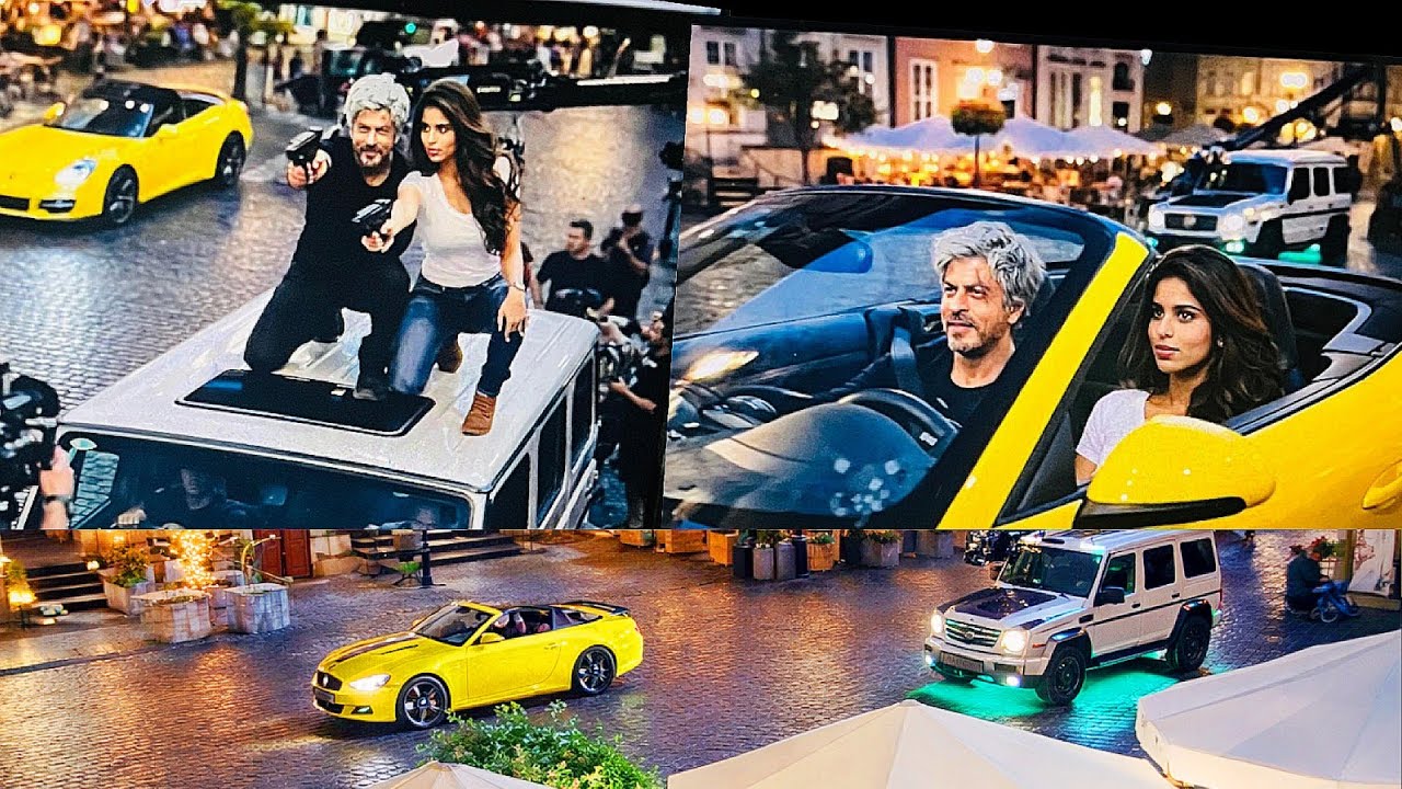 King 50 cr Ka Action Sequence | King Srk Expensive Action Sequence And One Take Car Chase Scene 