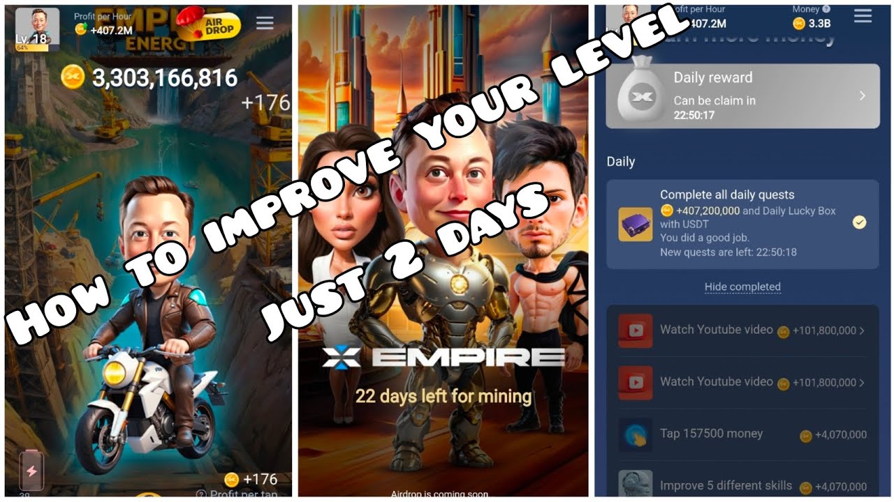 X EMPIRE  || HOW TO COMPLETE ALL TASK || SEPTEMBER 8