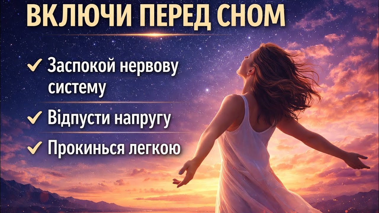 СИЛЬНА НІЧНА ПРАКТИКА для перевантаженої голови
