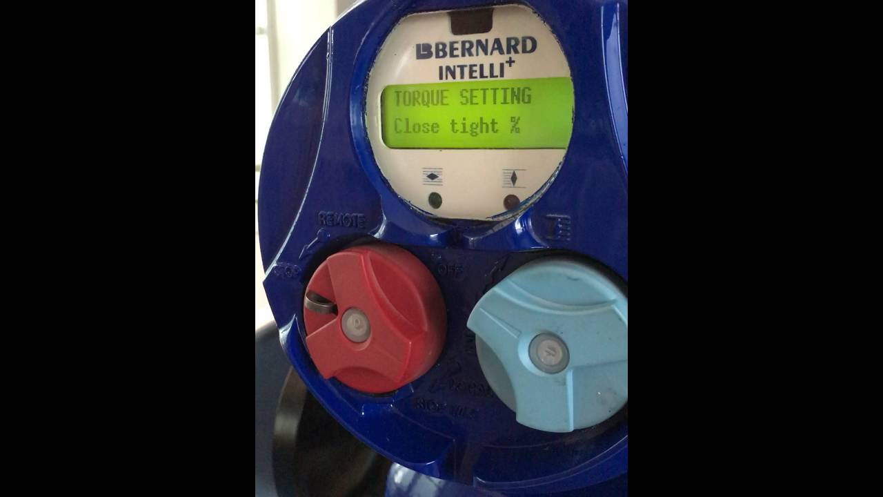 Torque setting INTELLI BERNARD CONTROLS