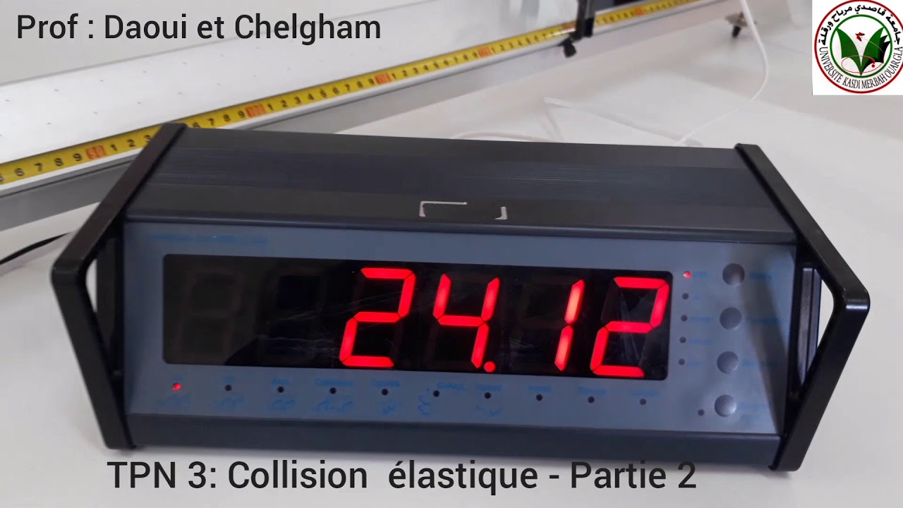 TP physique I - Collision élastique  partie 2