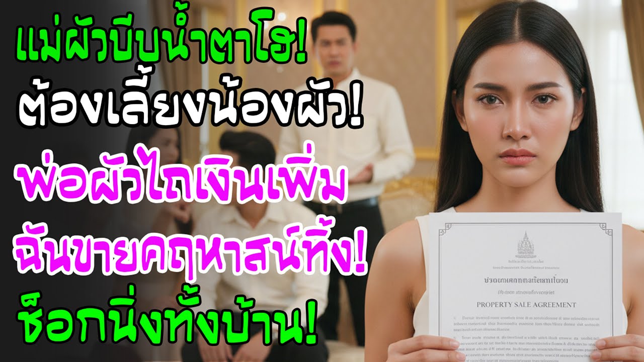 แม่ผัวร้องขอน้องผัวหย่ามาอยู่ พ่อผัวสั่งฉันจ่ายเงินเลี้ยง ฉันขายคฤหาสน์ทิ้งทันที ทำเอาทั้งบ้านช็อก