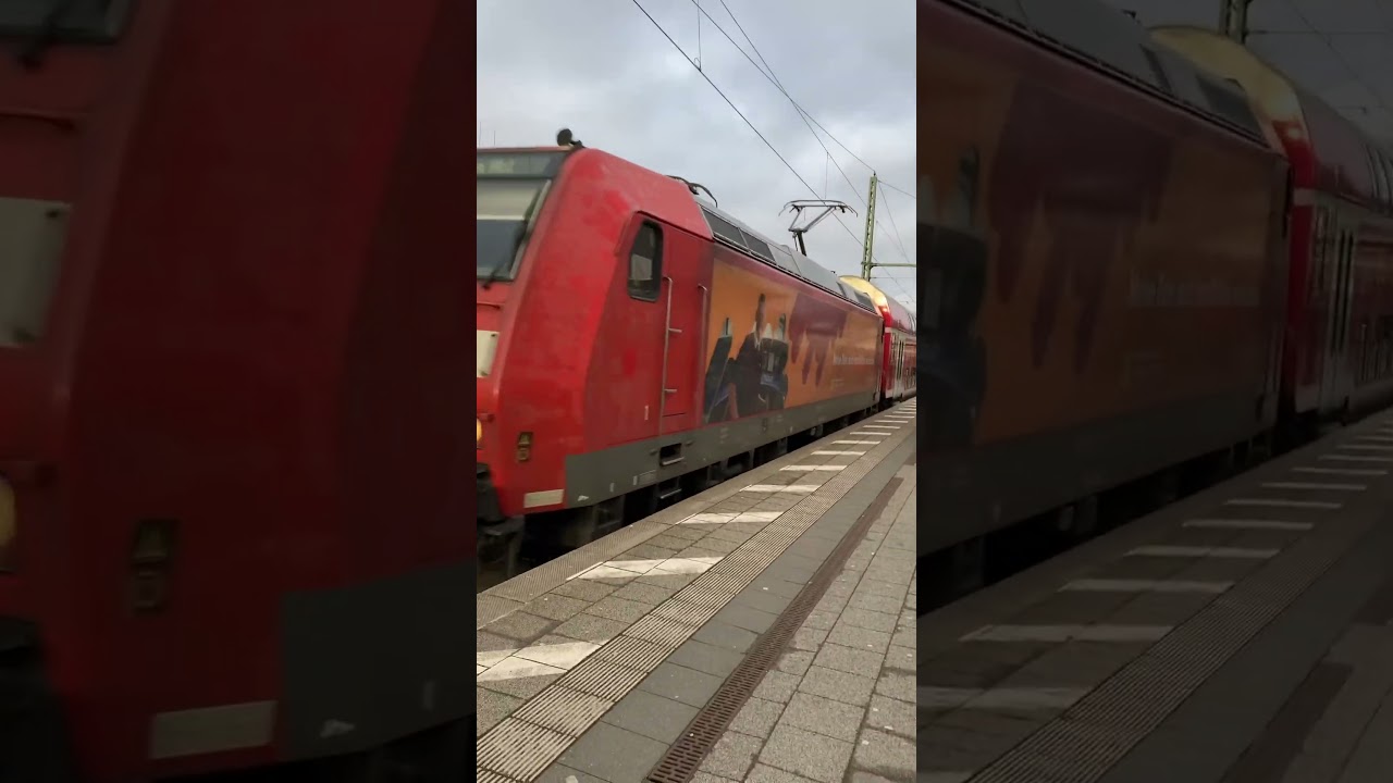 Baureihe 146 in Rahlstedt mit Dostos und krassem Bremssound