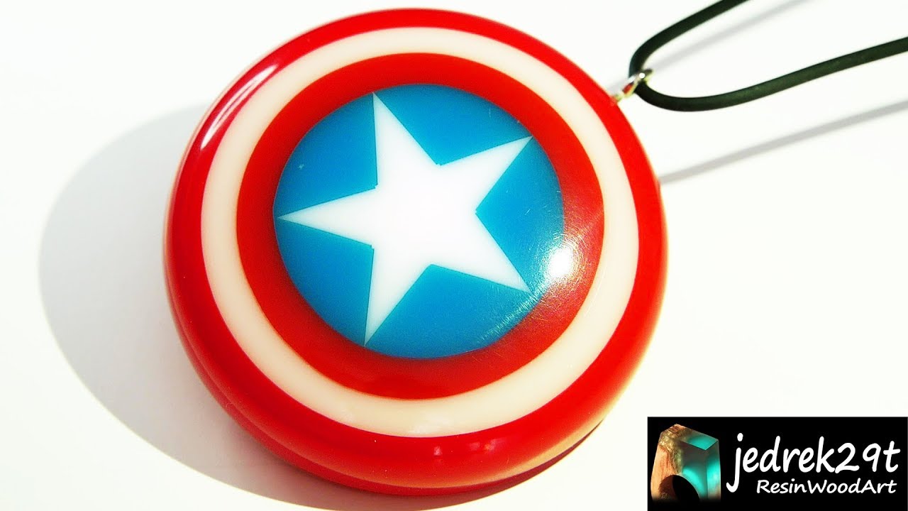 Captain America Shield 🎯 from Resin / RESIN ART