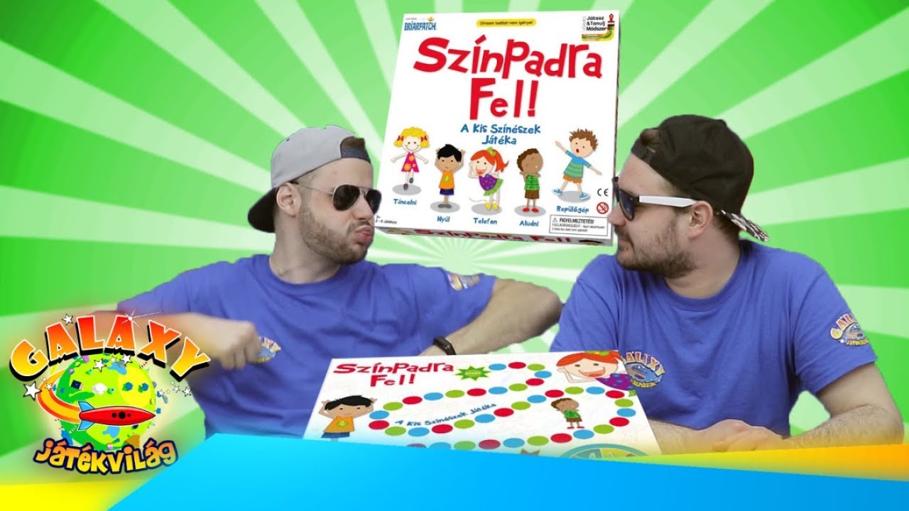 Színpadra fel! - Activity Szerű Társasjáték Kicsiknek