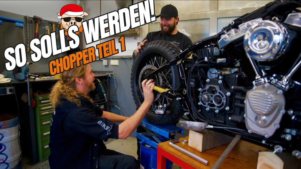 Sind wir mit unserer Idee zufrieden ?? Harley Davidson Chopper Projekt Teil 1
