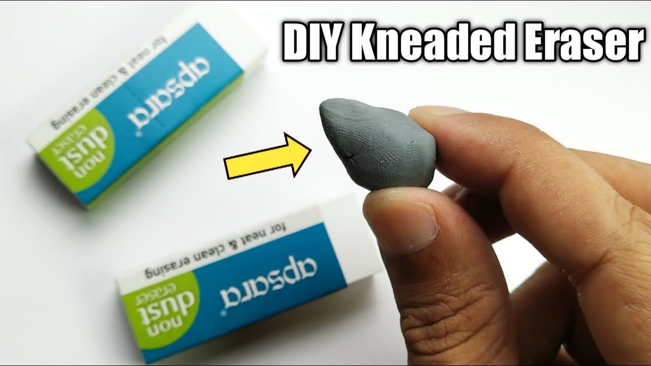 DIY Kneaded Eraser | How To Make Kneaded Eraser At Home