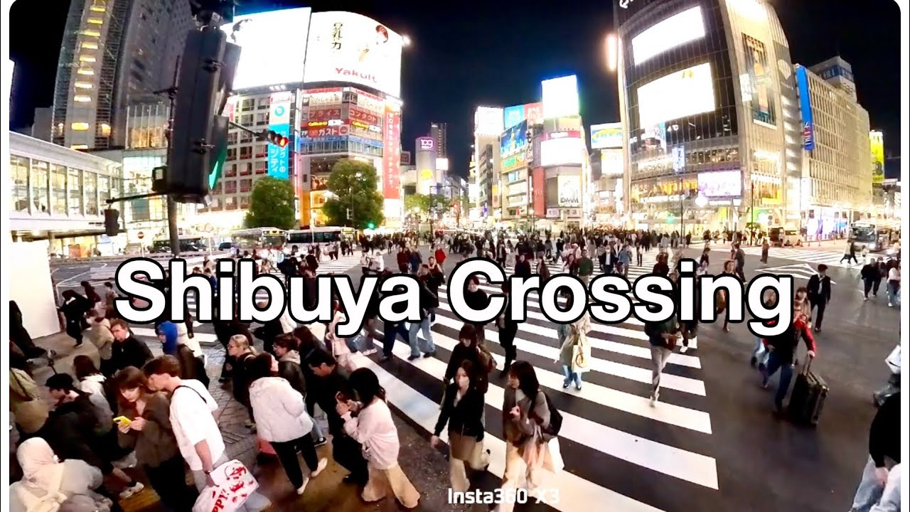 SHIBUYA CROSSING # THE BUSIEST PEDESTRIAN CROSSING ON THE WORLD 