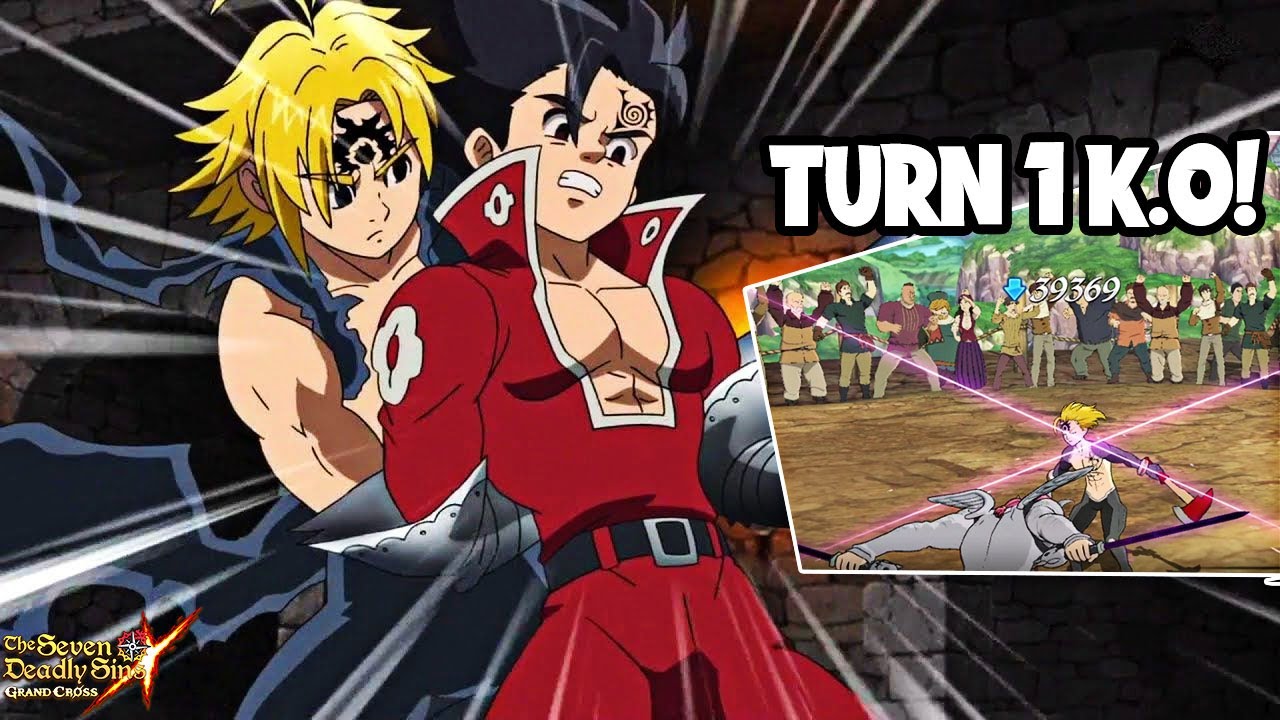 FIRST TURN ONE K.O ANYONE! MY FAVORITE PvP TEAM! Seven Deadly Sins: Grand Cross