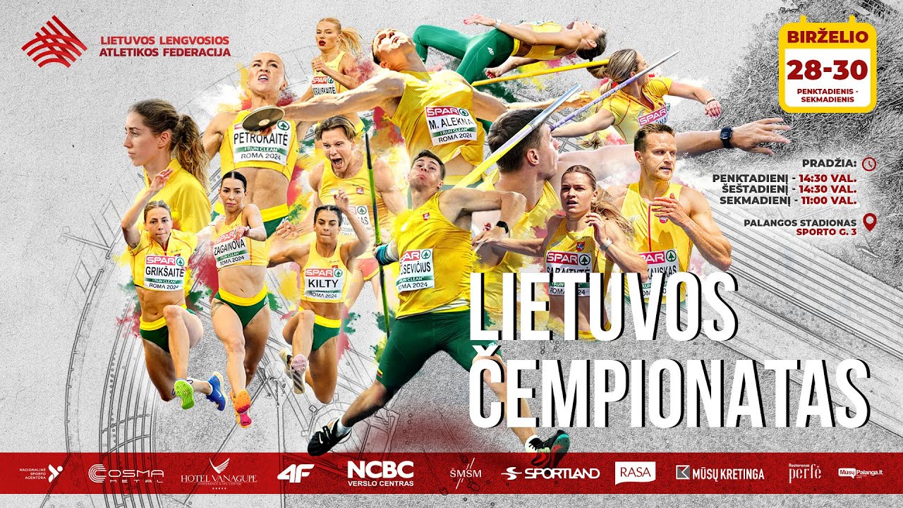 Lietuvos lengvosios atletikos čempionatas 2024. Trečioji diena