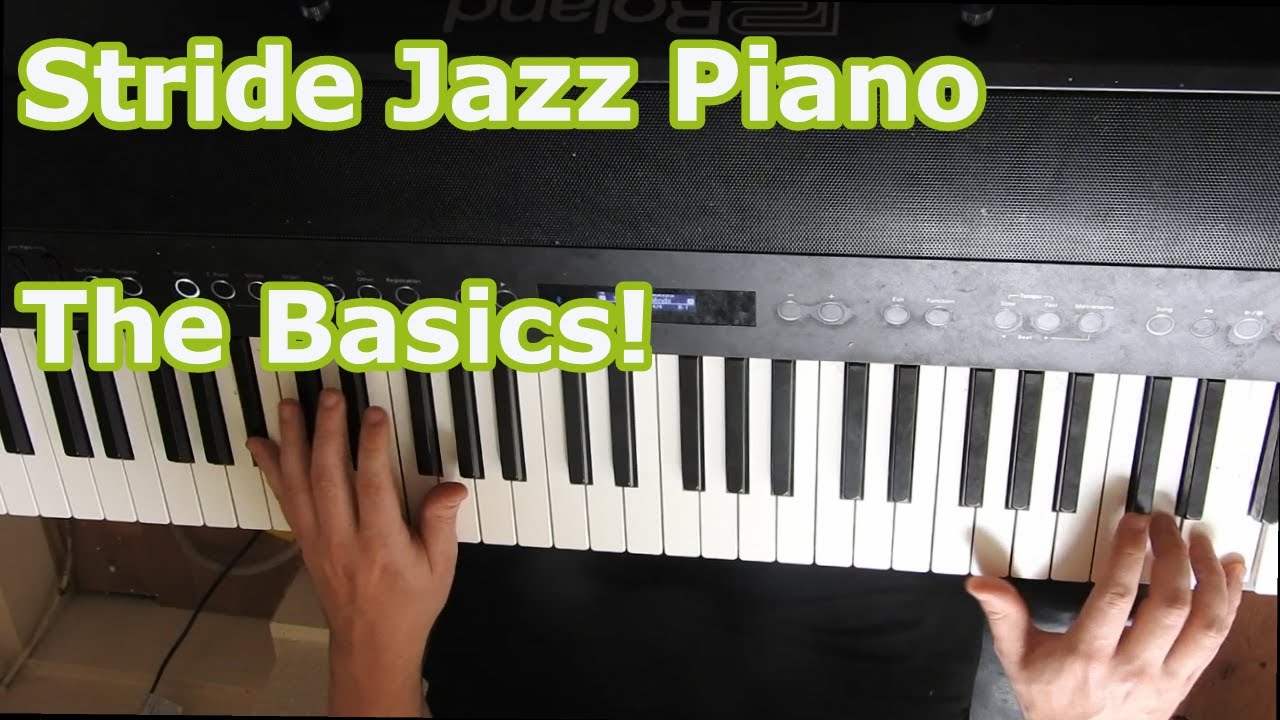 Basic Stride Jazz Piano Lesson - Honeysuckle Rose