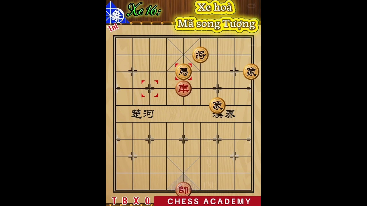 Seri Tàn cục Xe đại phá Sỹ Tượng Mã #short #TBXQ #cotuong #xiangqi #象棋 
