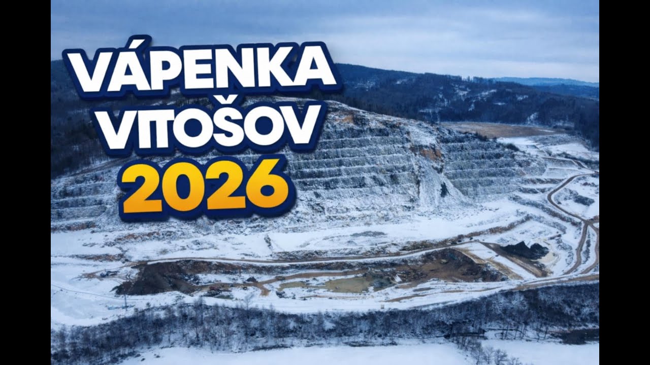 Ledové království. Vápenka Vitošov v roce 2026