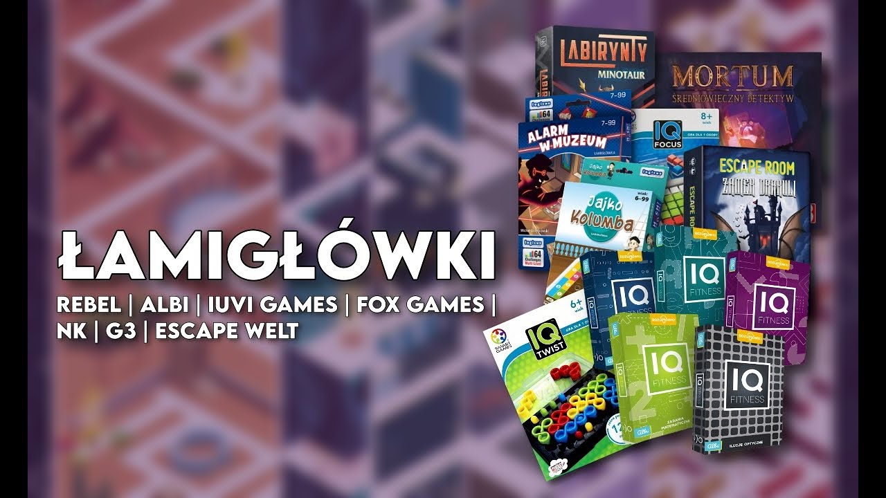 Kolekcja naszych łamigłówek | Rebel | Smart Games | Nasza Księgarnia | Albi |