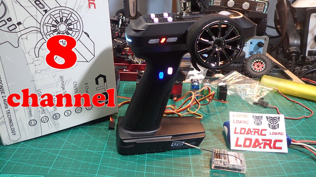 LDARC CT01: Super Budget programmable 8-CH Car and Tank Radio with Telemetry