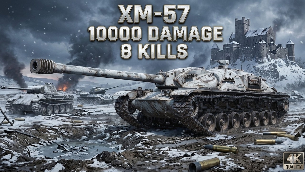 XM-57 WoT 2.0::10000 Damage, 8 Kills
