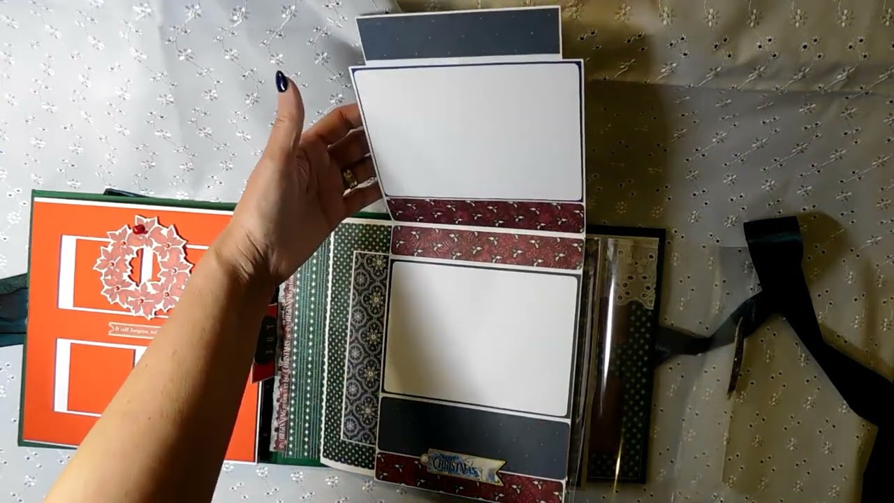 Christmas Scrapbook Album with LED