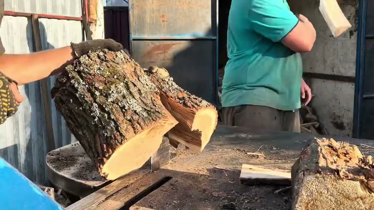 Best video YouTube splitting wood 🪵 relaxing videos carving wood 🪵