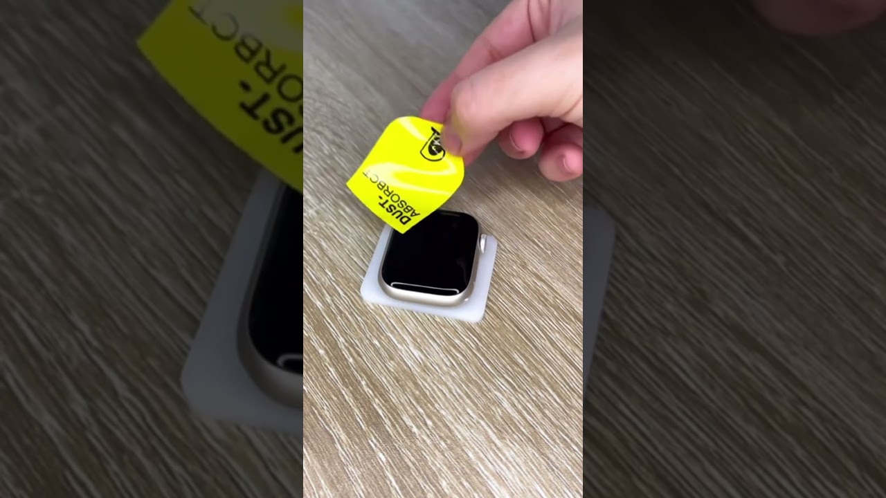 This is how to install a apple watch screen protector