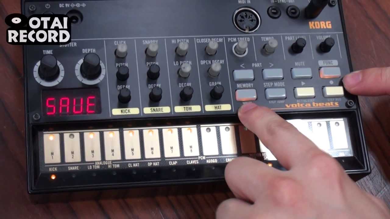 [4/5] これをみれば120％楽しめる！KORG Volca Beats！