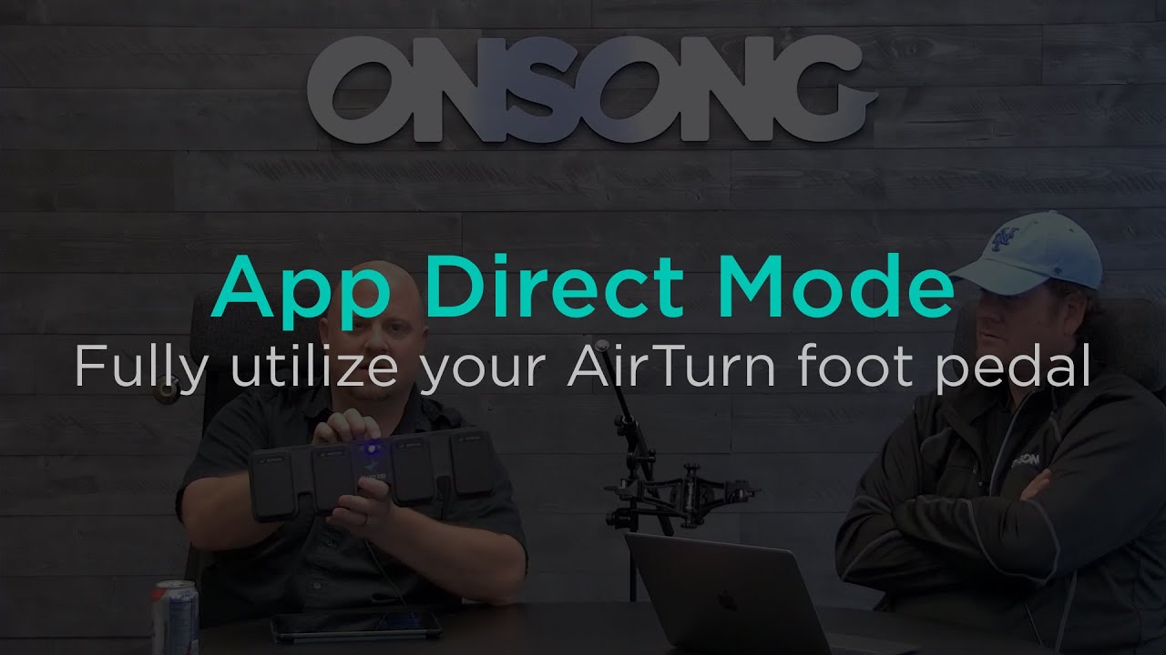 Using App Direct Mode With Your AirTurn Foot Pedals