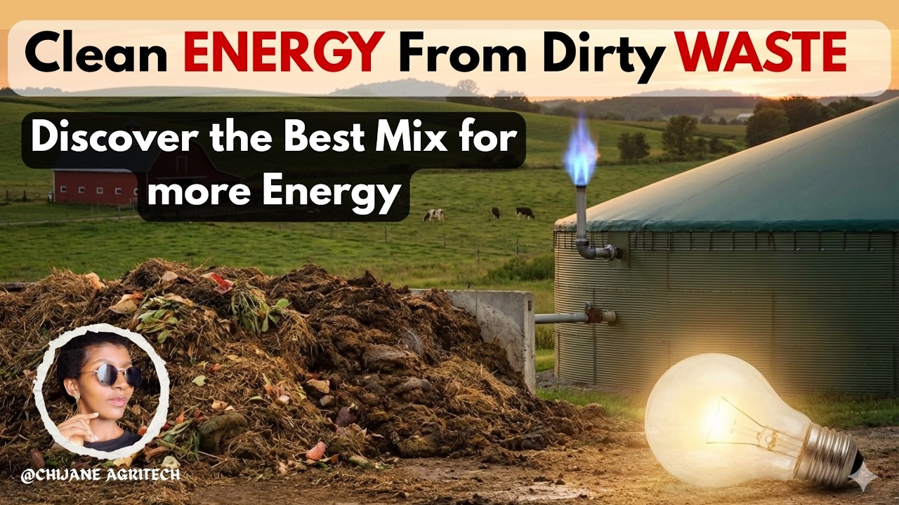 From Farm Waste to Free Energy! The Power of Biogas Digesters and the Best Manure Feedstocks #biogas