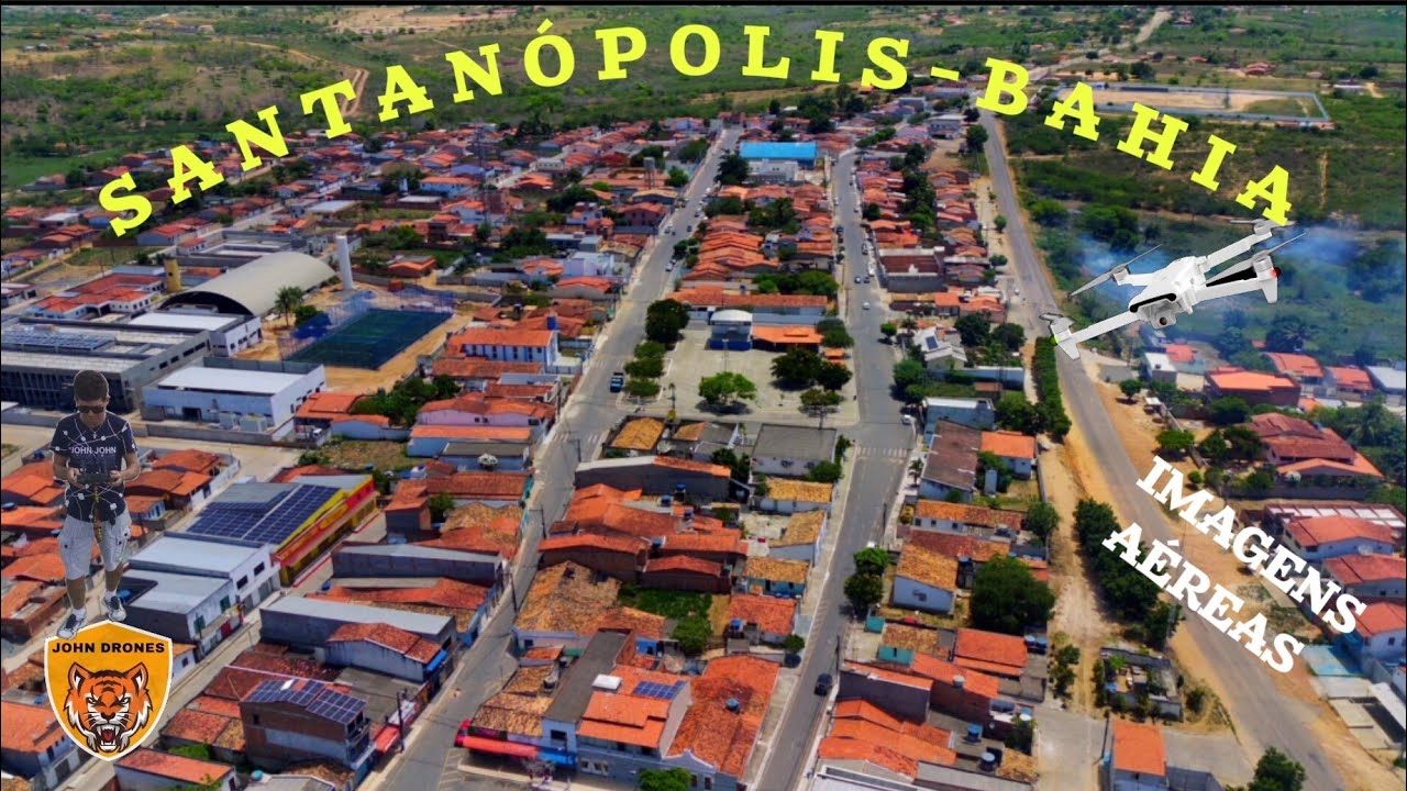 SANTANÓPOLIS-BAHIA, IMAGENS AÉREAS