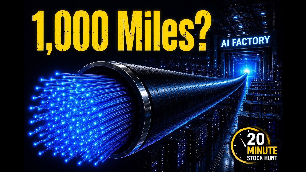 1,000 Miles of Fiber Optic Cable in ONE AI Factory? Which Companies Win? - AI Factory #1.04