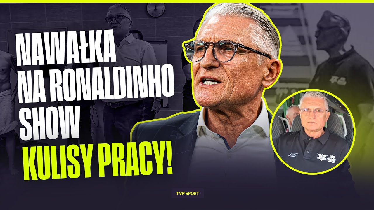 NAWAŁKA PEŁEN PASJI I ENERGII! TAK PRACUJE TRENER PODCZAS RONALDINHO SHOW. KULISY