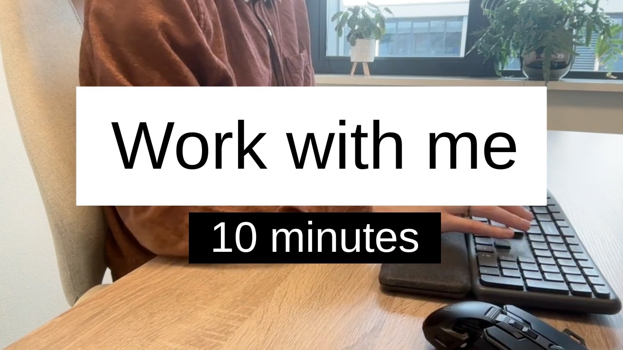 Work With Me | 10 minutes | No Music | Keyboard ASMR |