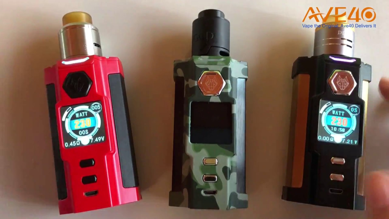 Quick look at Sigelei Snowwolf Vfeng-S 230W Kit