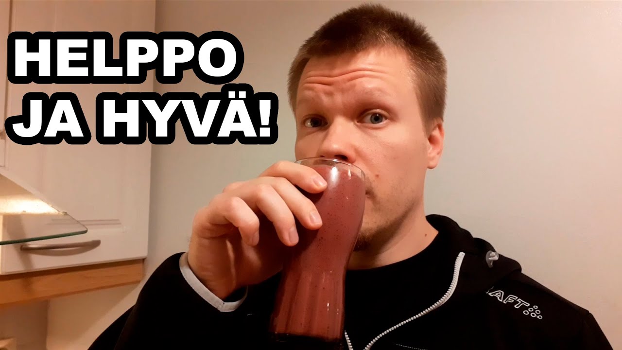 Helppo ruokavinkki: Proteiinipitoinen Marjapäivä-smoothie