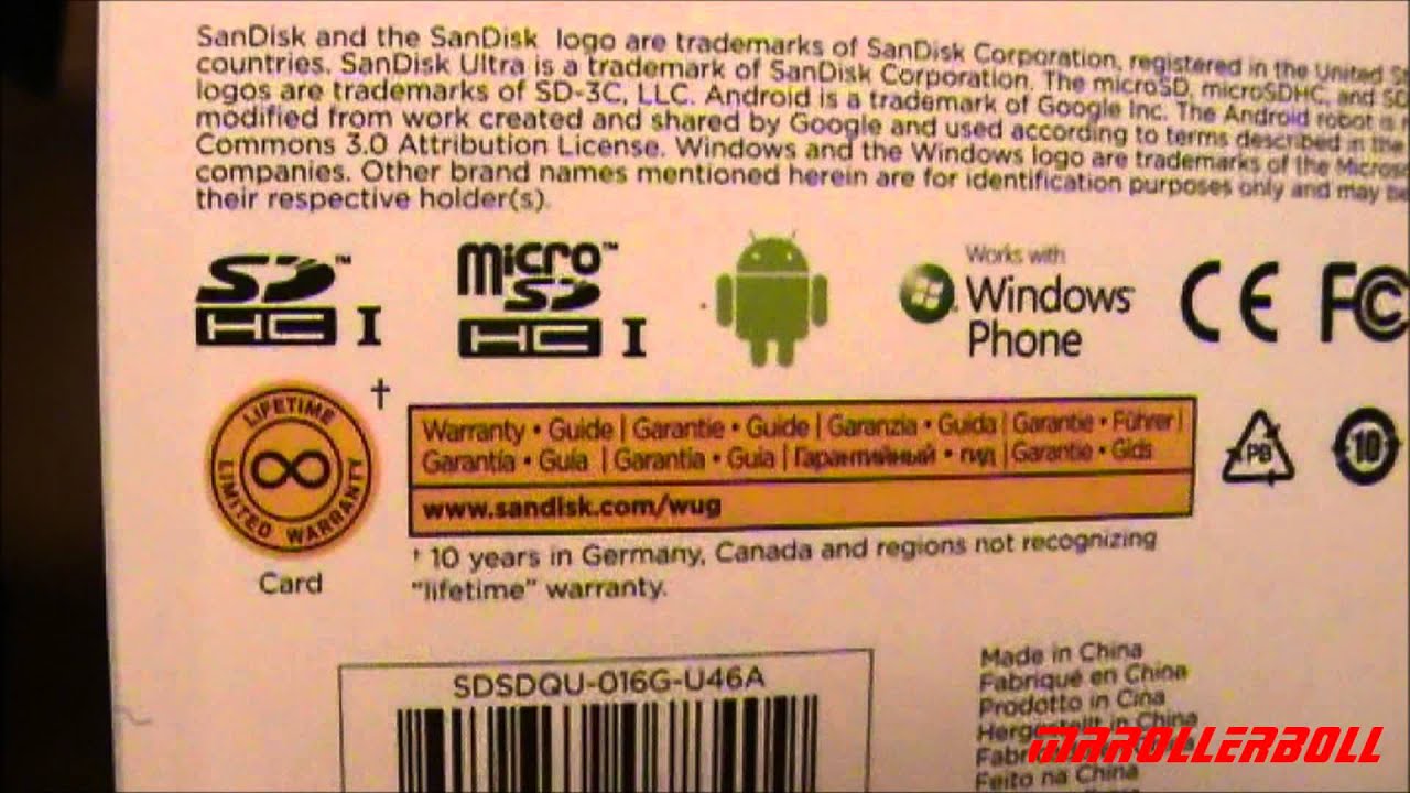 Transcend Premium SDHC Class 6 4GB & SanDisk Ultra microSDHC Class 10 16GB - unboxing