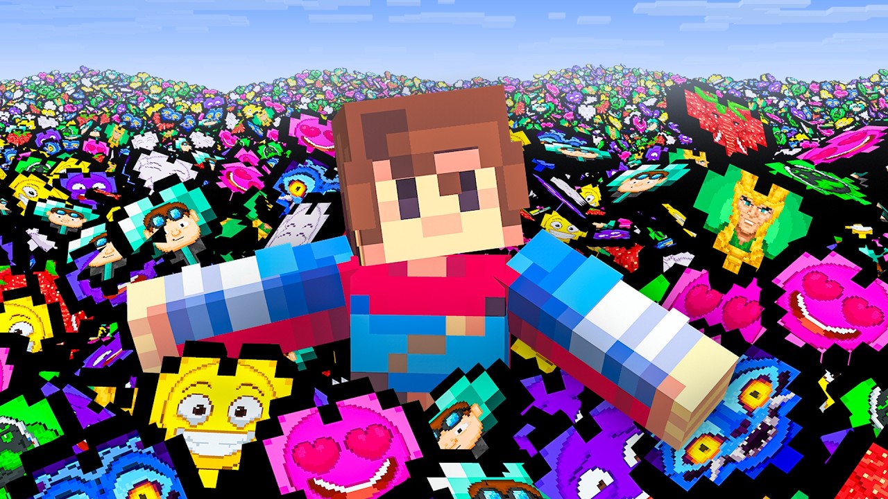 Minecraft with EVERY Custom Heart | Checkpoint
