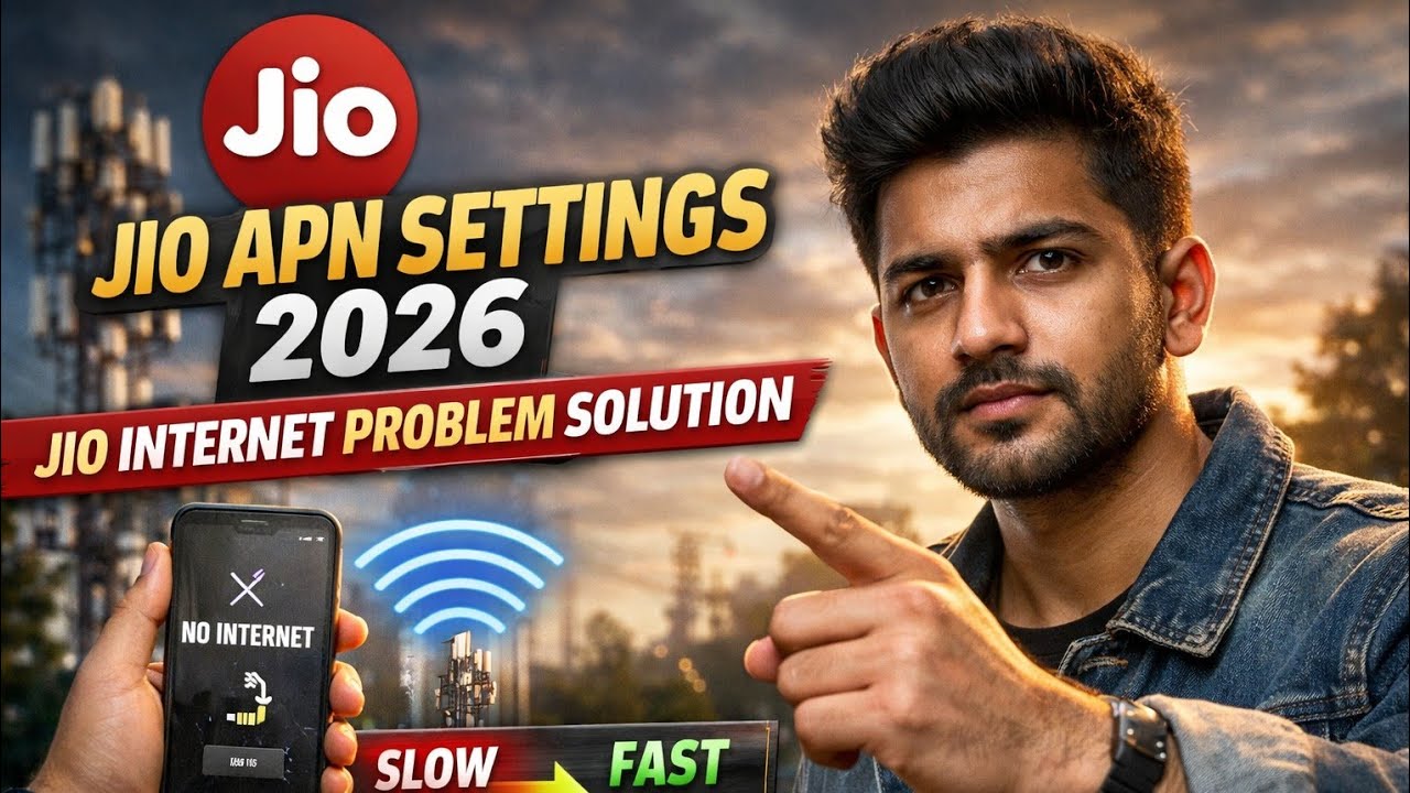 📶Jio APN Settings 2026 | Jio Internet Problem Solution🚀| How To Increase Jio 4G/5G Internet Speed✅