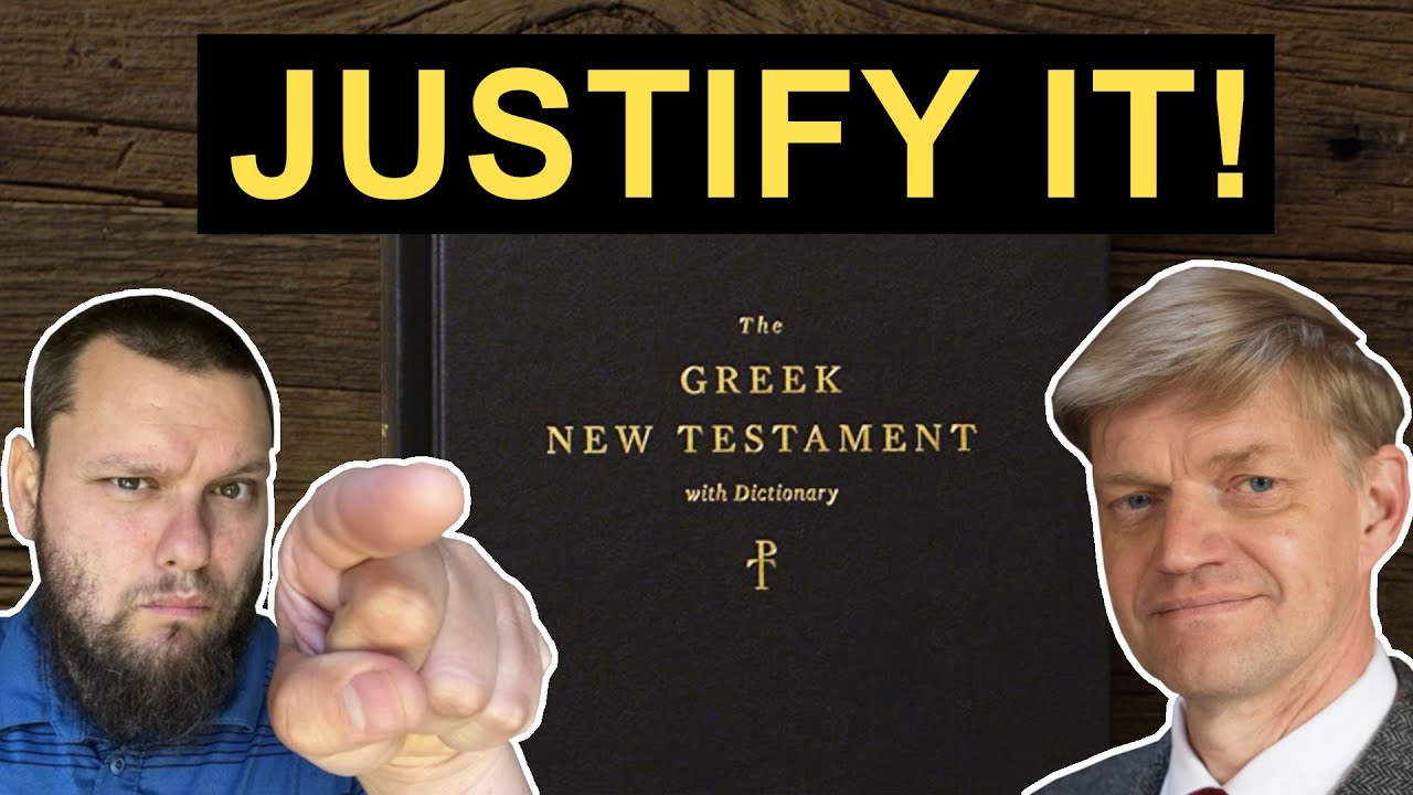 DR. DIRK JONGKIND talks about the Tyndale House GREEK NEW TESTAMENT (THGNT)