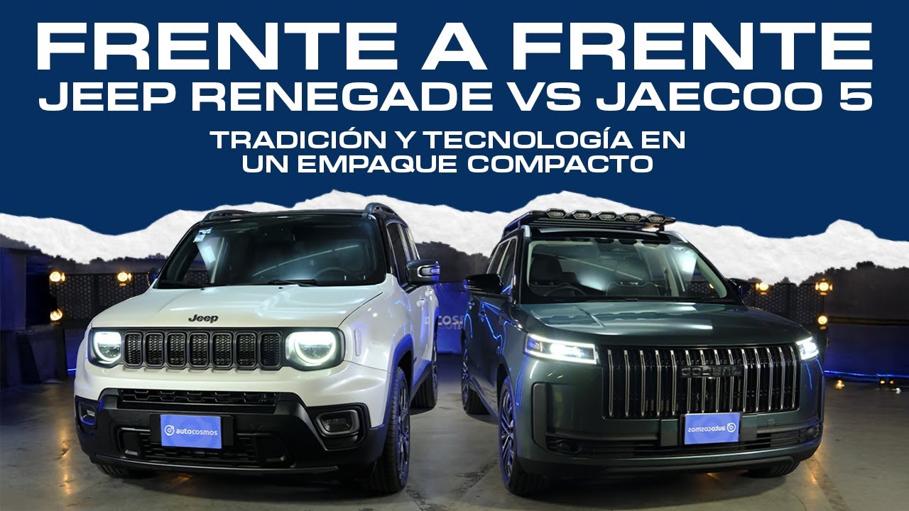 Jeep Renegade vs Jaecoo 5: tradición y tecnología en un empaque compacto | Autocosmos