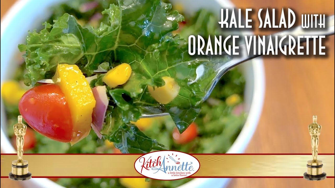 Nickale Boys: Kale Salad with Orange Vinaigrette