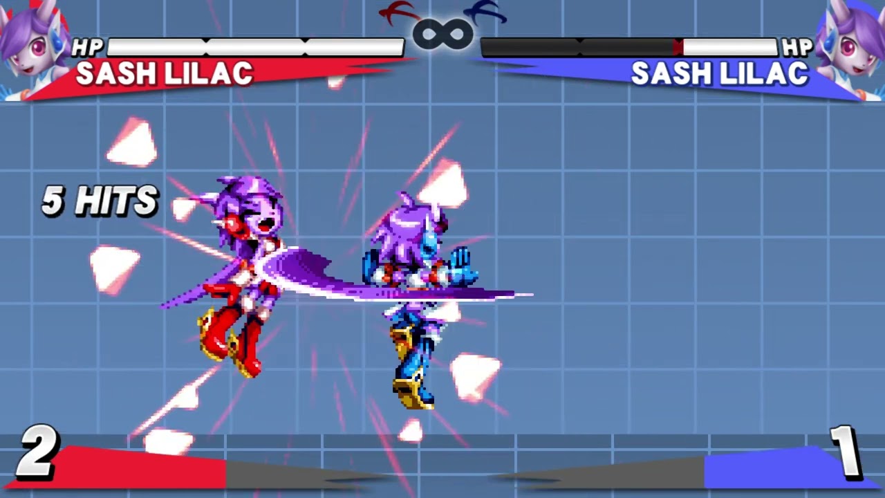 Super Smash Bros. MUGEN: Swampmonster's Sash Lilac Demo
