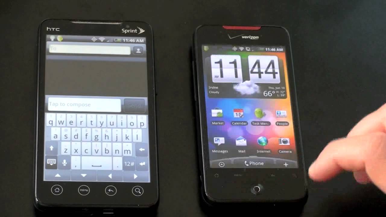 HTC EVO 4G vs. Droid Incredible