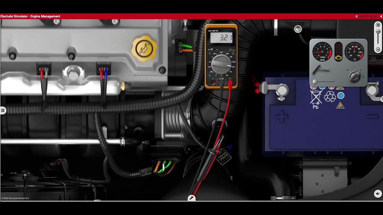 Electude USA - Engine Management Simulator student tutorial