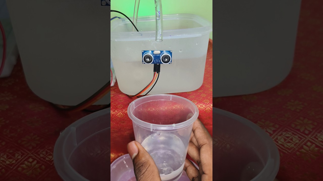 Automatic water dispenser using Arduino 🚨|GSN CREATIONS| #shorts #youtube #arduino #trending #diy