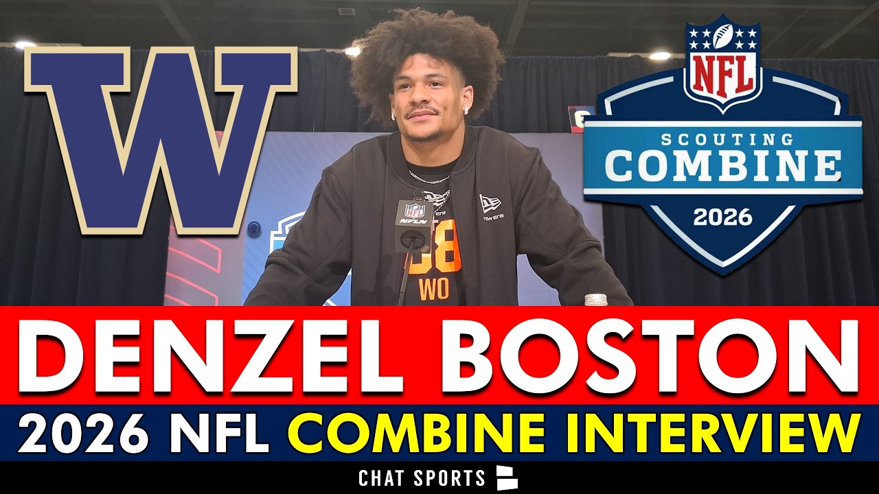 🚨Washington University WR Denzel Boston NFL Scouting Combine Interview | 2026 NFL Draft Combine