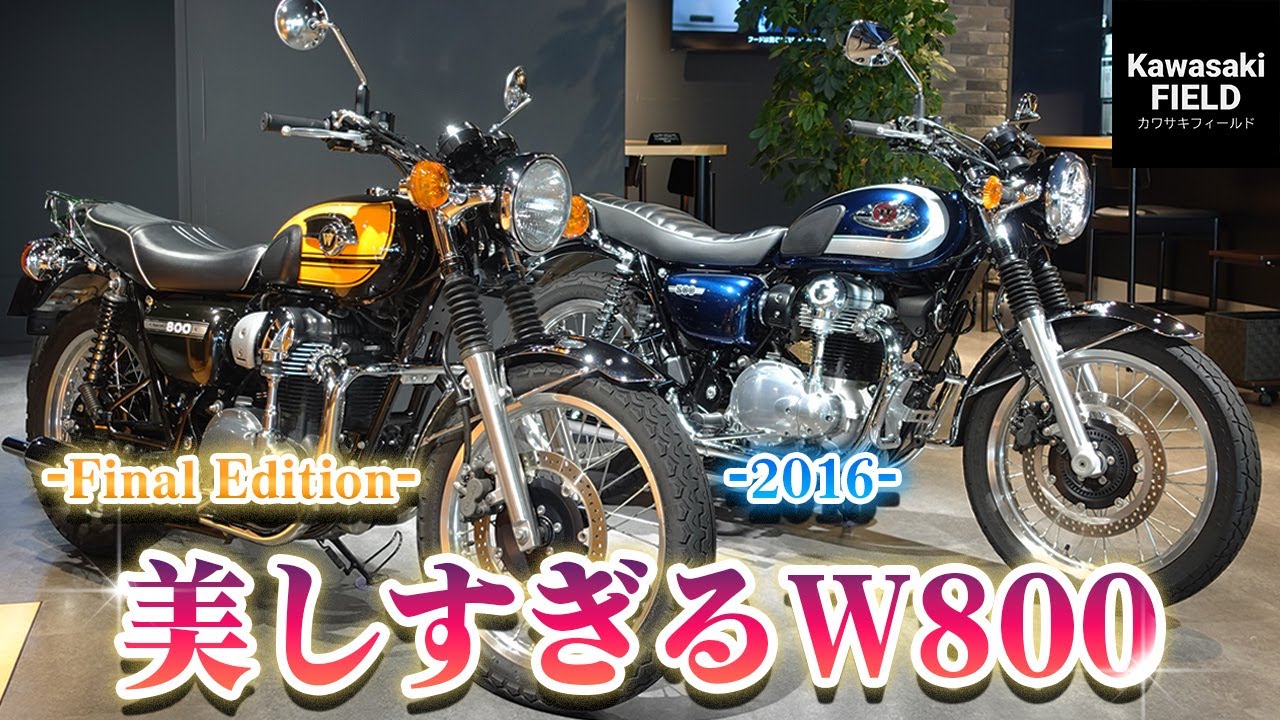 【足つきもあり】美しすぎるW800【Kawasaki】