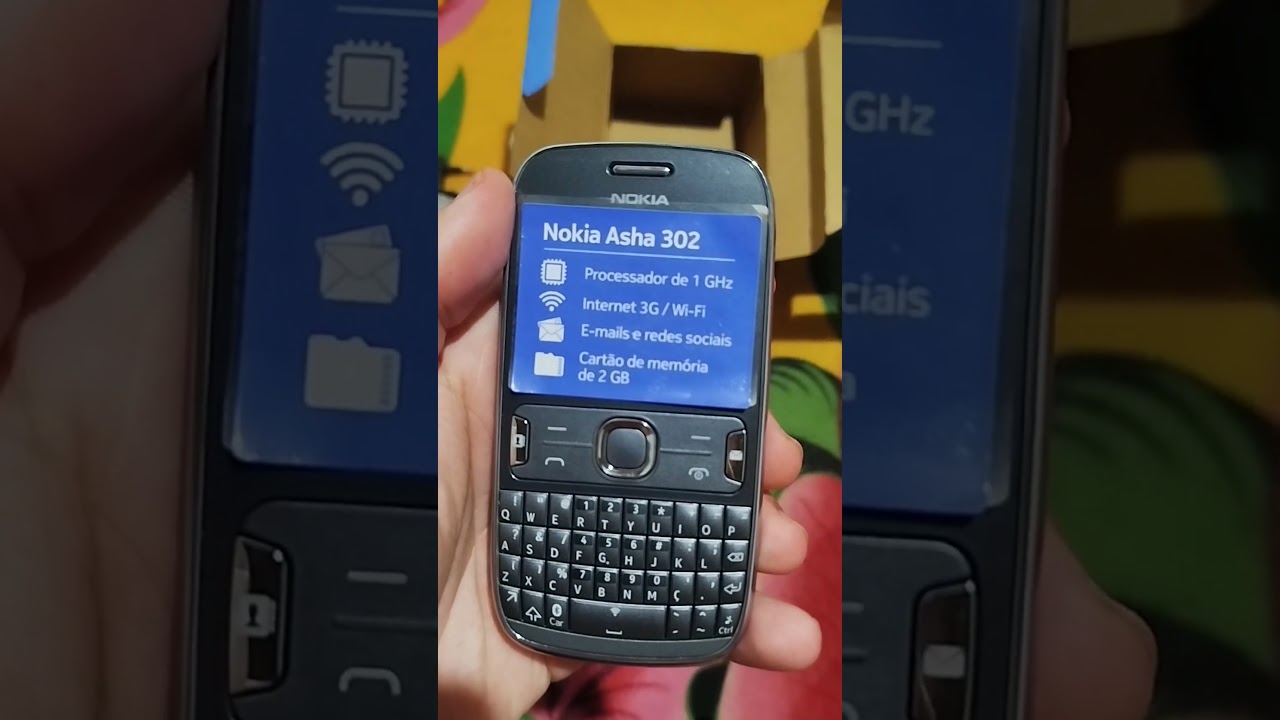 Unboxing do Nokia Asha 302 (BR) - Em 2025!