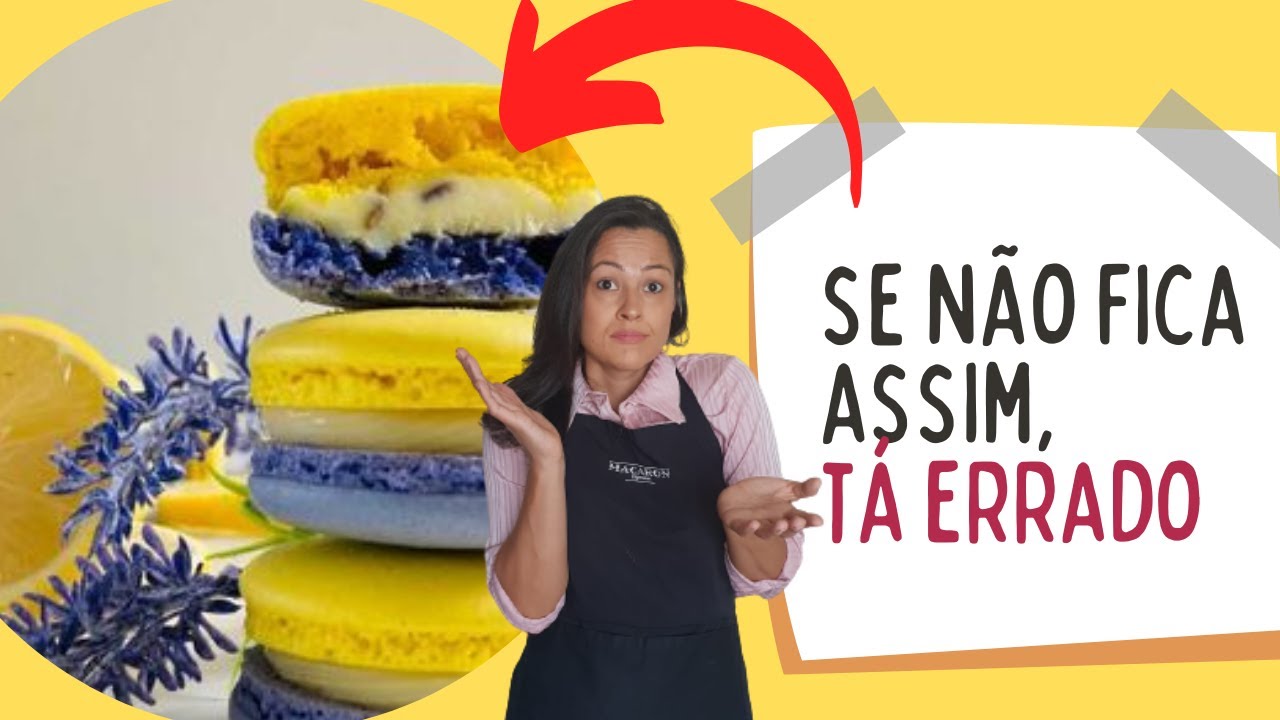 Live 84 - Como deixar os macarons na textura certa (macarons de verdade)