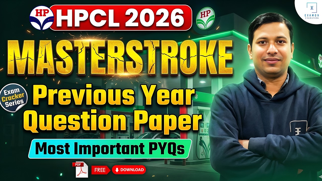 HPCL 2026 Previous Year Question Paper | Mechanical Engineering PYQ Solved | Gaurav sir