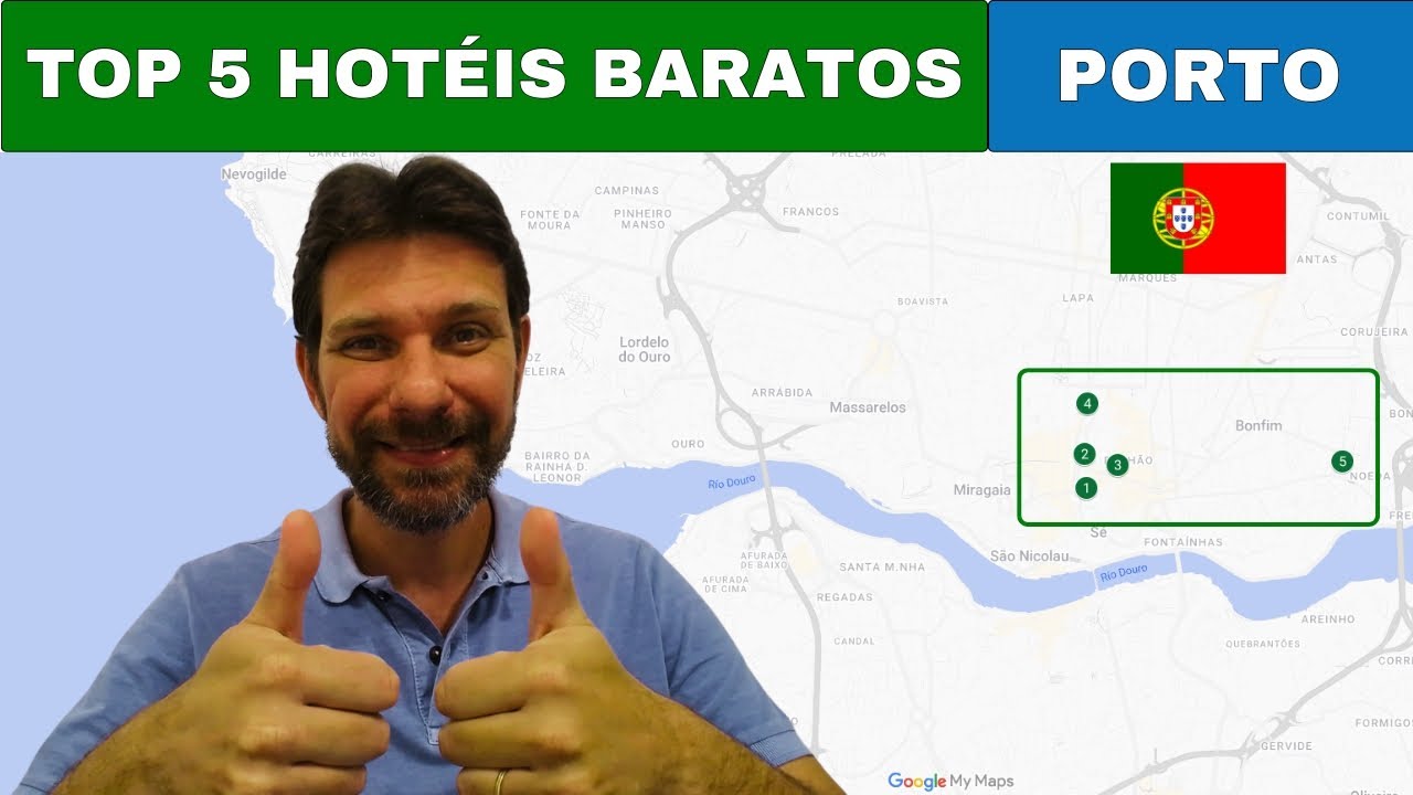TOP 5 HOTÉIS BARATOS NO PORTO | PORTUGAL